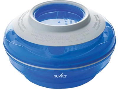 Набір дитячих тарілок Nuvita 200 мл 4 в 1 (NV1465Blue)