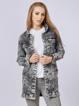 Джинсовая куртка Mila Nova Q-31 46 Черная (2000000012674)
