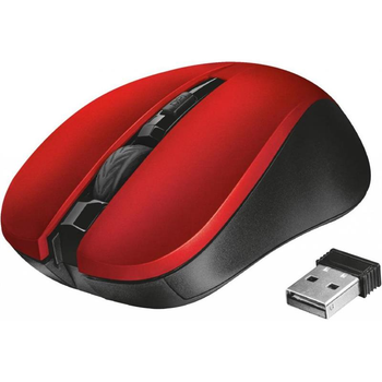 Мышь беспроводная Trust Mydo (21871) Red USB
