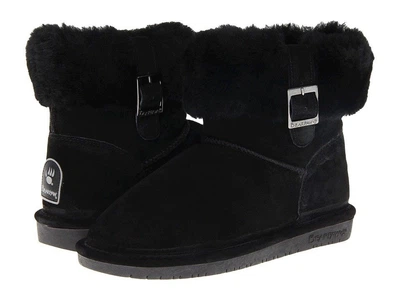 Уггі Bearpaw Black Short Suede розмір 36 устілка 23 см чорний (SW-0050)