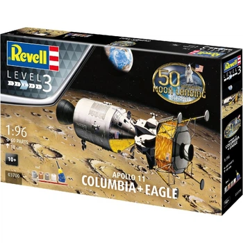 Сборная модель Revell Модули Колумбия и Орел миссии Аполлон 11 уровень 3, 1:96 (RVL-03700)