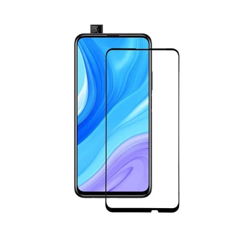 Защитное стекло Full Glue Candy для Huawei P Smart Pro с черной рамкой 5D