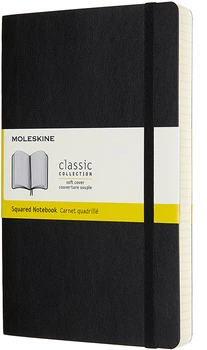 Записная книга Moleskine Classic Expanded 13 х 21 см 400 страниц в клетку Чёрная Мягкая обложка (8058647628059)