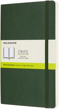 Notes Moleskine Classic 13 x 21 cm 192 strony gładkie Mirtowa zieleń Miękka oprawa (8053853600028)