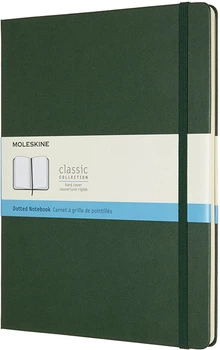 Записная книга Moleskine Classic 19 x 25 см 192 страницы в точку Миртовый Зелёный (8058647629131)