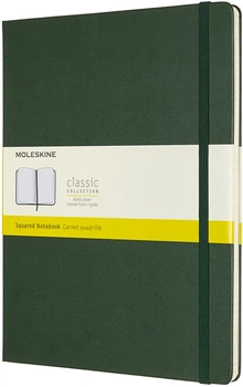 Записная книга Moleskine Classic 19 x 25 см 192 страницы в клетку Миртовый Зелёный (8058647629124)