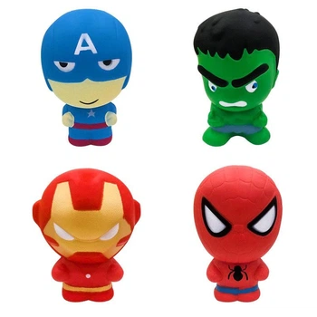Набор антистресс сквиши Marvel Супергерои - 4 шт (AS-3254)