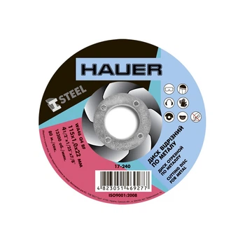 Диск отрезной по металлу Hauer 76 х 1.2 х 10 мм (17-239)