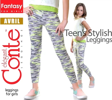 Детские леггинсы для девочки Conte Avril 122, 128-64 Yellow (4810226122648)