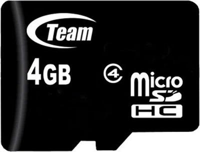 Карта памяти Team microSDHC 4Gb class 4