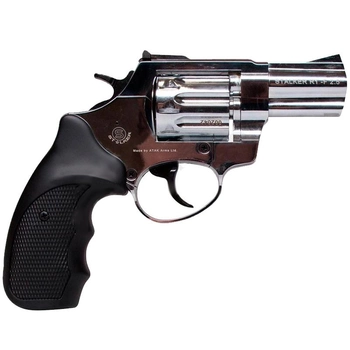 Револьвер під патрон Флобера Stalker (2.5", 4.0 mm), нікель-чорний
