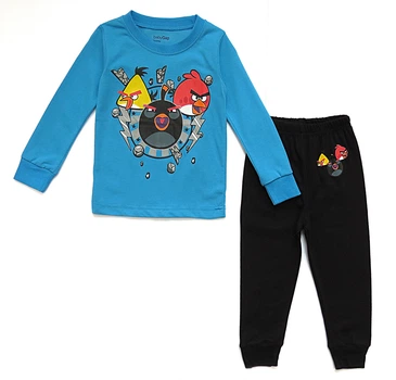 Пижама Angry Birds Baby Gap для мальчика 90 см Синяя с темно-синим 7930