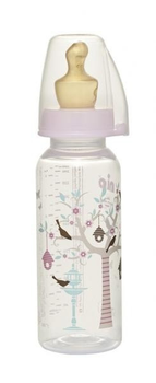 Пляшечка для годування Nip PP, 250 мл, світло-рожевий (35006)