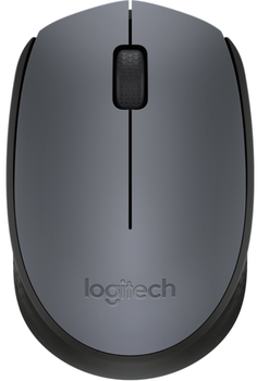 Миша LOGITECH Wireless Mouse M170 чорний з сірим (910-004642)