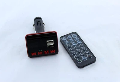 Трансмиттер Fm mod H8HED08 + Bluetooth Черно-красный