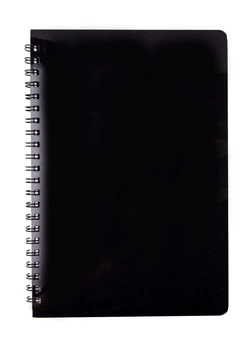 Записна книга блокнот Buromax GLOSS A5 80 л клітка на пружині (BM.24552151-01)