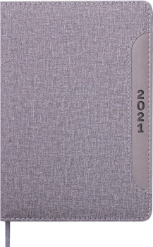 Ежедневник датированный 2022 Buromax LIGA A5 серый 336 стр (BM.2187-09)