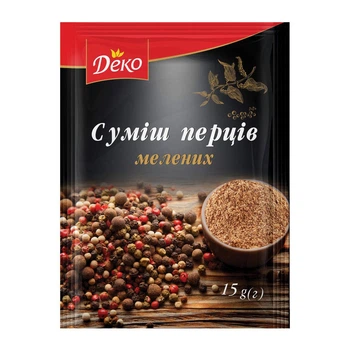 Прянощі Суміш перців мелена Деко 15г