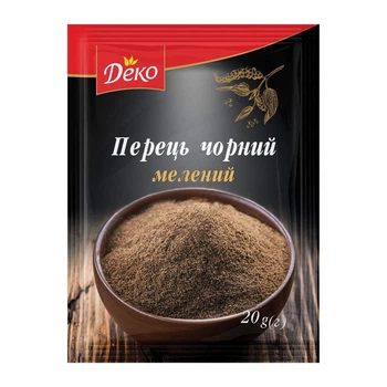 Пряности Перец черный молотый Деко 20г