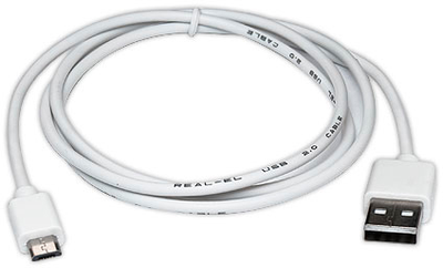 Кабель Real-El USB 2.0 Pro AM-micro type B 1 м White (EL123500024)