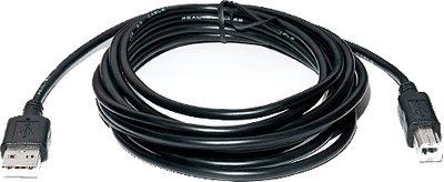 Кабель Real-El USB 2.0 Pro AM-BM 2 м Black (EL123500026)