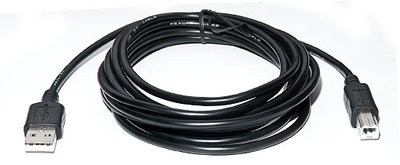Кабель Real-El USB 2.0 Pro AM-BM 3 м Black (EL123500027)