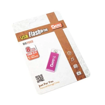 Флеш-накопичувач DATO USB 2.0 DS7002 8Gb pink (DT_DS7002P/8Gb)