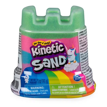Пісок для дитячої творчості - KINETIC SAND МІНІ-ФОРТЕЦЯ (різнокольоровий, 141 g) (7300006563244)
