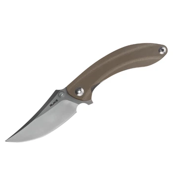 Нож складной туристический Ruike P155-W, (9 см) 14C28N / G10 песочный