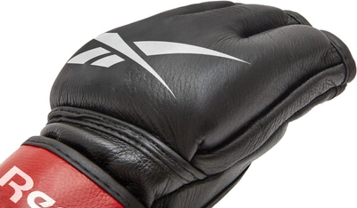 Перчатки для смешанных единоборств MMA Reebok Combat Черно-красные