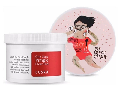 Спонж COSRX для очищення обличчя з ВНА-кислотами One Step Original Clear Pads, 70 шт.