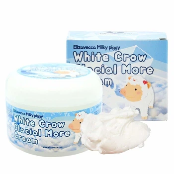 Крем Для Лица Воздушный ELIZAVECCA Milky Piggy White Crow Glacial More Cream, 100 мл