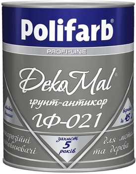 Ґрунтовка Polifarb Profi-Line ГФ-021 DekoMal 0.9 кг Біла (PB-110764)