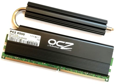 Игровая оперативная память OCZ Reaper DDR2 2Gb 1066MHz PC2 8500U 2R8 CL5 2.2В (OCZ2RPR10664GK) Б/У