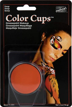 Кремовый грим Mehron Color Cups Orange 12 г (CCC-O) (764294502113)