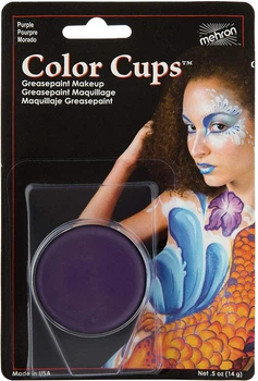 Кремовый грим Mehron Color Cups Purple 12 г (CCC-P) (764294502076)