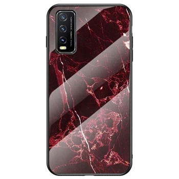 Чохол з малюнком Deexe Gradient Pattern для VIVO Y20 (V2027) / Y12s - Red
