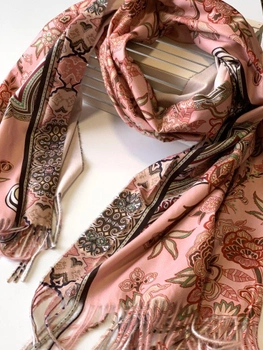 Кашеміровий шарф Cashmere 70 см Х 200 см рожевий 424112