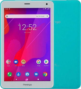Планшетный ПК Prestigio Q Pro 4G Mint (PMT4238_4G_D_MT); 8" (1280x800) IPS / Spreadtrum SC9832E / ОЗУ 2 ГБ / 16 ГБ встроенной + microSD до 128 ГБ / камера 2 Мп + 0.3 Мп / 4G (LTE) / Wi-Fi, Bluetooth / GPS / Android 9.0 (Pie) / 209 х 125 x 9.8 мм, 351 г /