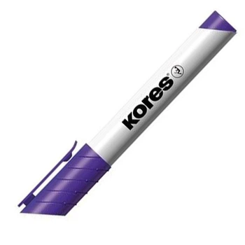 Маркер Kores для белых досок 1-3 мм фиолетовый (K20836)