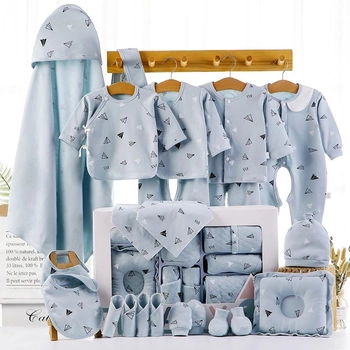 Комплект Одежды 22 в 1 от CuteBaby Беби-Бокс для Новорожденного 100% Хлопок Сезон Лето (LO37LK)