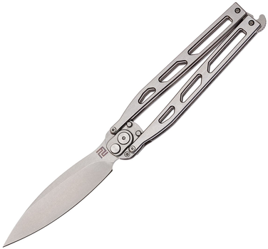 Нож Artisan Cutlery Kinetic Balisong, D2, Steel Silver (27980206)