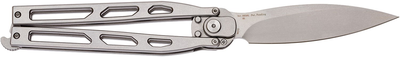 Ніж Artisan Cutlery Kinetic Balisong, D2, Steel Silver (27980206)