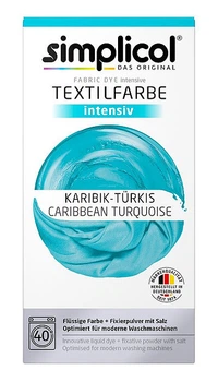 Краска для одежды Simplicol Intensiv Caribbean Turquoise Карибская Бирюза (1810)