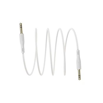 AUX кабель Borofone BL1 Jack 3.5 to Jack 3.5 1m белый