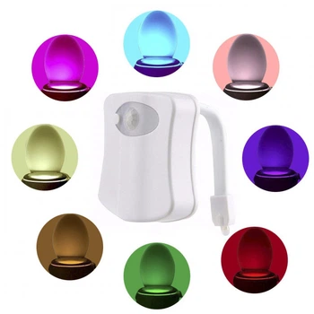 LED подсветка iHomy для унитаза с датчиком движения 8 цветов (SM0147)