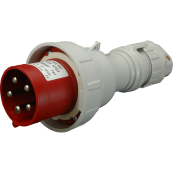 Вилка силова переносна SEZ 400V, 3К + Н + З, 63A, IP67 (IVGN 6353)