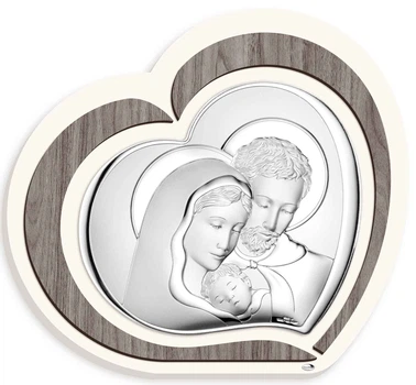 Ікона срібна Свята Родина 11х9см L220 1L
