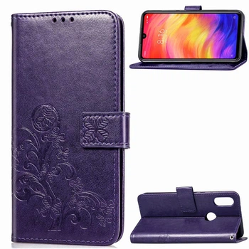 Чехол Clover для Xiaomi Redmi Note 7 / Note 7 Pro книжка кожа PU фиолетовый