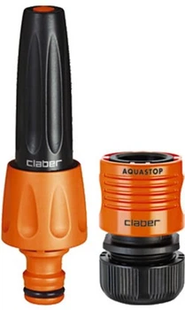 Распылитель струйный Claber + коннектор 1/2" аквастоп (88000000)